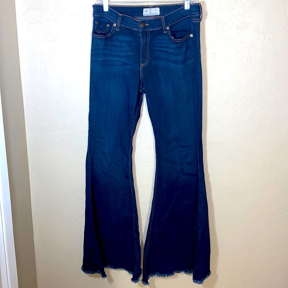 Free People wide leg bell bottom flares